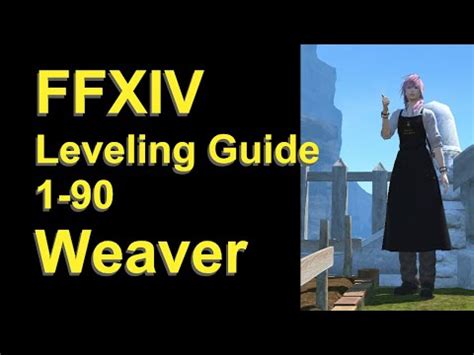 ffxiv weaver leveling guide.